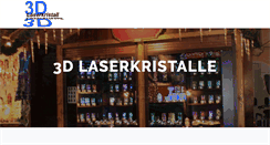 Desktop Screenshot of 3dlaserkristall.com